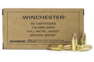 Winchester Service Grade Brass 9mm 115 Gr 50-Rounds Full Metal Jacket 3 Winchester Service Grade Brass 9mm 115 Gr 50-Rounds Full Metal Jacket