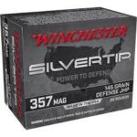 Winchester Silvertip Pistol Ammo 357 MAG 145 Grain 20 Rounds HP 2 Winchester Silvertip Pistol Ammo 357 MAG 145 Grain 20 Rounds HP