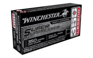 Winchester Ammunition Super Suppressed Brass 350 Legend 265 Grain 20-Rounds OT 3 Winchester Ammunition Super Suppressed Brass 350 Legend 265 Grain 20-Rounds OT