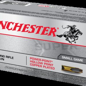 Winchester Super-X Power-Point Brass .22 LR 40-Grain 222-Rounds CPHP