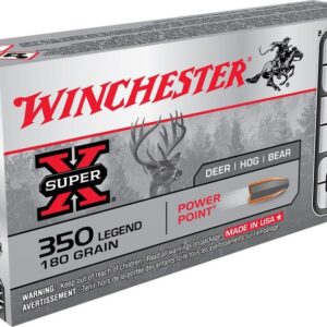 Winchester Super-X Brass .350 Legend 180-Grain 20-Rounds Power-Point