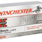 Winchester Super-X Brass 9mm 147-Grain 50-Rounds FMJ 2 Winchester Super-X Brass 9mm 147-Grain 50-Rounds FMJ