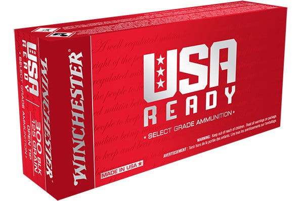 Winchester USA-Ready 300 AAC Blackout 125-Grain 20-Rounds Open Tip Winchester USA-Ready 300 AAC Blackout 125-Grain 20-Rounds Open Tip
