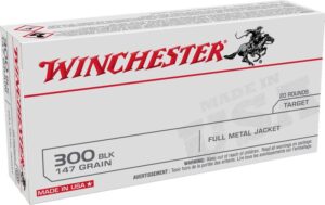 Winchester USA Brass .300 AAC Blackout 147-Grain 20-Rounds FMJ 3 Winchester USA Brass .300 AAC Blackout 147-Grain 20-Rounds FMJ