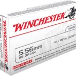 Winchester USA Brass 5.56 NATO 55-Grain 20-Rounds FMJ 2 Winchester USA Brass 5.56 NATO 55-Grain 20-Rounds FMJ