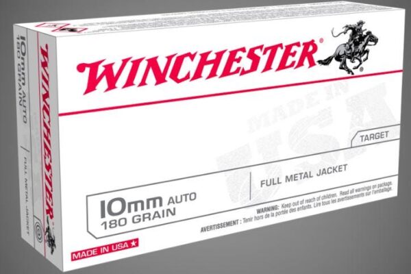 Winchester Ammo 10MM 180 FMJ - 150rd Box Winchester Ammo 10MM 180 FMJ - 150rd Box