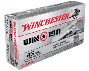 Winchester Ammo X45T Win1911 45 ACP 230 Grain FMJ 50 RDs 3 Winchester Ammo X45T Win1911 45 ACP 230 Grain FMJ 50 RDs