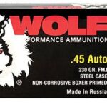 Wolf Performance Ammo Military Classic Steel .45 ACP 50-Rounds per Box / 500 Rounds per Case 1 Wolf Performance Ammo Military Classic Steel .45 ACP 50-Rounds per Box / 500 Rounds per Case