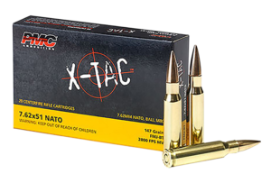 PMC Ammunition X-Tac Brass 7.62 X 51 / .308 147-Grain 20-Rounds FMJBT 3 PMC Ammunition X-Tac Brass 7.62 X 51 / .308 147-Grain 20-Rounds FMJBT