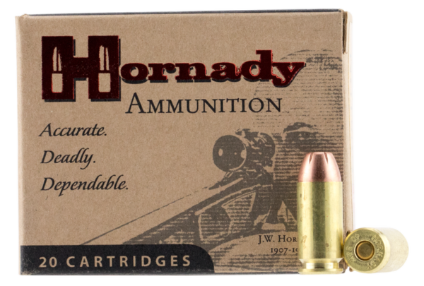 Hornady Custom Brass .40 SW 155-Grain 20-Rounds XTPJHP Hornady Custom Brass .40 SW 155-Grain 20-Rounds XTPJHP