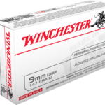 Winchester USA Brass 9mm 115-Grain 50-Rounds JHP