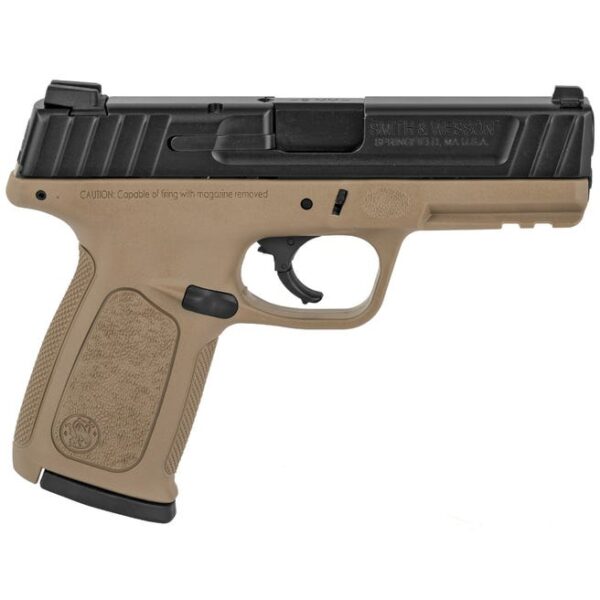 Smith & Wesson SD9 Black /Flat Dark Earth 9mm 4" Barrel 16-Rounds FS Smith & Wesson SD9 Black /Flat Dark Earth 9mm 4" Barrel 16-Rounds FS