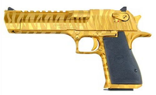 A1139 Magnum Research Desert Eagle 357 Mag Titanium Gold Tiger Stripe DE357TG-TS