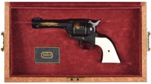 COLT JOHN WAYNE COMEMMORATIVE IN FACTORY PRESENTATION CASE 45 LC 3 A1372