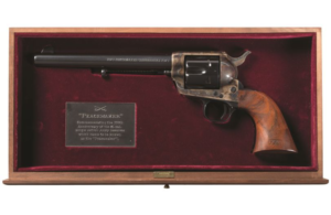 Colt Peacemaker Centennial Commemorative SAA 45 LC 7.5" 1973 Blue/Casehardened Showcase 3 A1379