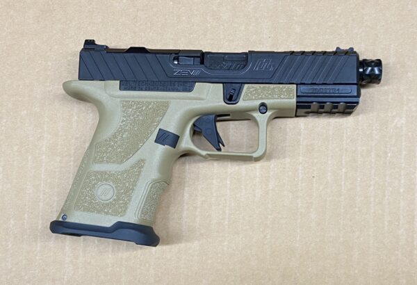 A1414 Zev Technologies OZ9C 9mm Elite Compact FDE Optics Ready Threaded Barrel