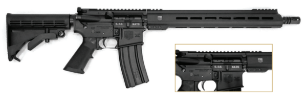 A1464 Diamondback DB15 556 Nato 15" MLok Handguard 16" Barrel DB15YPB