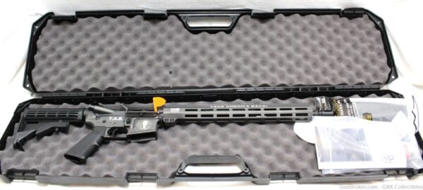 A1627 Andro Corp Trump Cerakote Tungsten distress 5.56 16" Bravo AR15 55616BBTRMP