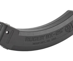Ruger, Magazine, BX-25, 22LR, 25 Rounds, Fits 10/22 Rifles, Black Polymer
