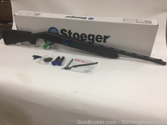 A1978 Stoeger M3K 12 ga BLK SYN/ BLUEACCENT 3" 3-GUN 24" 31855