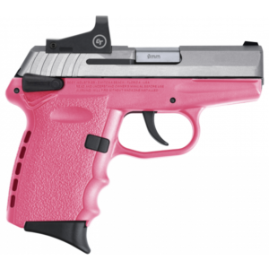 Sccy CPX-1 9mm Stainless Pink W/ Safety & Red Dot CPX-1TTPKRD
