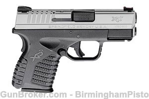 Springfield XDS Stainless Steel Bi-Tone 9mm 3.3-inch XDS9339SE