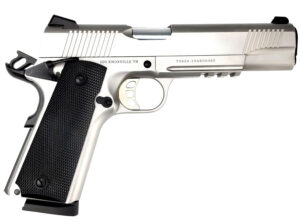 SDS Imports 1911 Duty Enhanced Stainless Steel Rail Gun 1911DSS45R 3 A2432