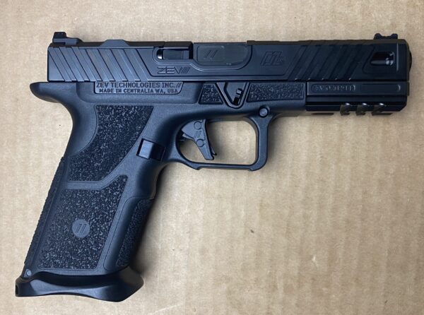 A2916 Used Zev OZ9 Pistol Standard Black Slide Black Barrel OZ9-STD-B-B