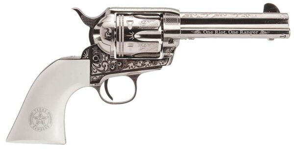 A2992 Cimarron Texas Ranger 45 Colt Laser Engraved PP410LNTXR
