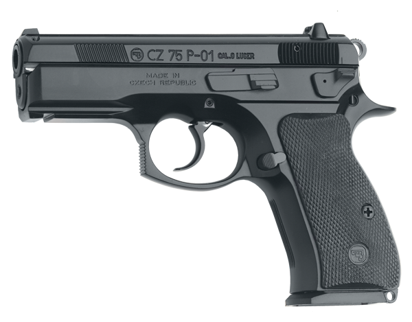 A3006 CZ USA 75 Series P-01 9mm Decocker Black Polycoat 01199
