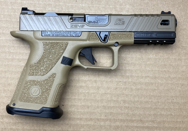 A302 Zev Technologies OZ9 Covert 9mm FDE RMR Cut OZ9-STD-COVERT-FDE-B