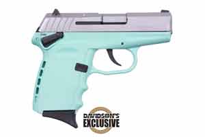 A3355 SCCY Industries CPX-1 Aqua Blue Stainless 9mm CPX-1-TTSB