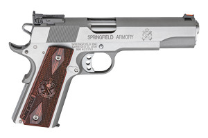 A3437 Springfield Armory 1911 Range Officer 45 ACP Stainless Steel PI9124L