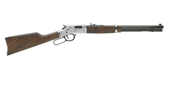 A3587 Henry Repeating Arms Big Boy Silver Deluxe Engraved 45 Colt H006CSD