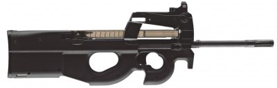 A3758 FN Herstal PS-90 5.7x28MM Thumbhole Stock Red Dot Sight Black 30Rd