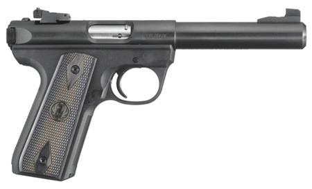 A3792 Ruger Mark III 22/45 22 LR 5.5" 10+1 Black Laminate Grips 10158