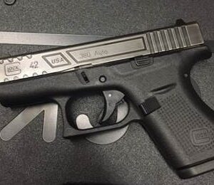 GLOCK 42 3.2" SUB COMPACT .380 ACP MOD1-RELIEF CUT & BATTLEWORN