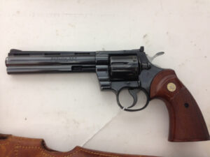 Colt Python 357 Mag 6" Blue Revolver 1978 3 A3830