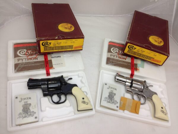 A3838 Colt Python Snake Eyes Limited Edition 2-Gun Set 357 Mag 2.5"
