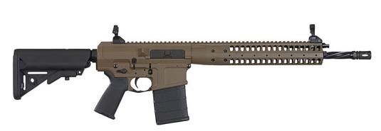 A3877 LWRC REPR 7.62 NATO (.308 WIN) 16" SPIRAL FLUTED 20RD BROWN
