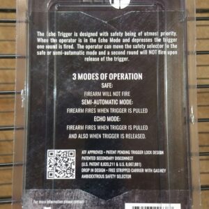 Fostech Echo Trigger Kit Ar-15 (1 Trigger)