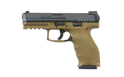 A3966 HK VP9 9mm 15rd FDE Night Sights 3 Mags Pistol