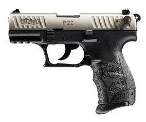 Walther P22QD 22 lr 3.4" Nickel 10rd 5120525