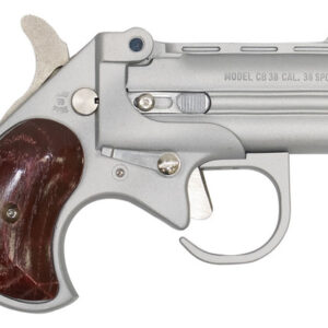 Cobra Firearms Big Bore 38 Spl Satin Stainless Rosewood Grip BBG38SR