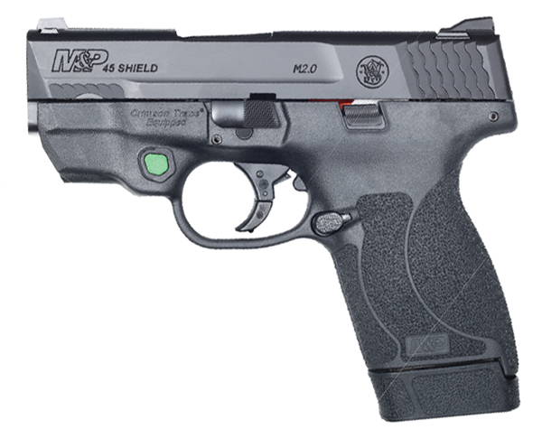 A4378 Smith & Wesson M&P 2.0 Shield 45ACP Crimson Trace Green Laser 12090