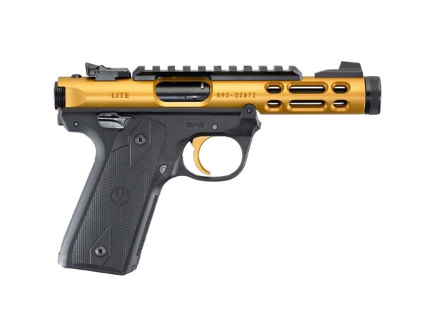 A4514 Ruger Mark IV 22/45 Lite 22 LR Gold Anodized Finish 43926