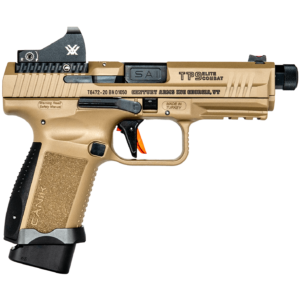Canik TP9SF Elite Combat 9mm FDE W/ Vortex Viper Red Dot HG4617DV-N
