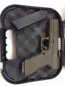 Glock G22 Gen 3 .40 S&W Dark OD Green LE Trade 3 A4572