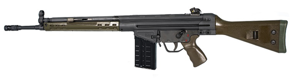 A4586 PTR Industries PTR-91 GI 308 18" Barrel Green Furniture HK 91 PTR-100