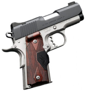 Kimber Ultra Crimson Carry II 45ACP 7 Rd 3 Inch Fixed Sights Two Tone Black/Stainless Green Laser 3200290 3 A4654